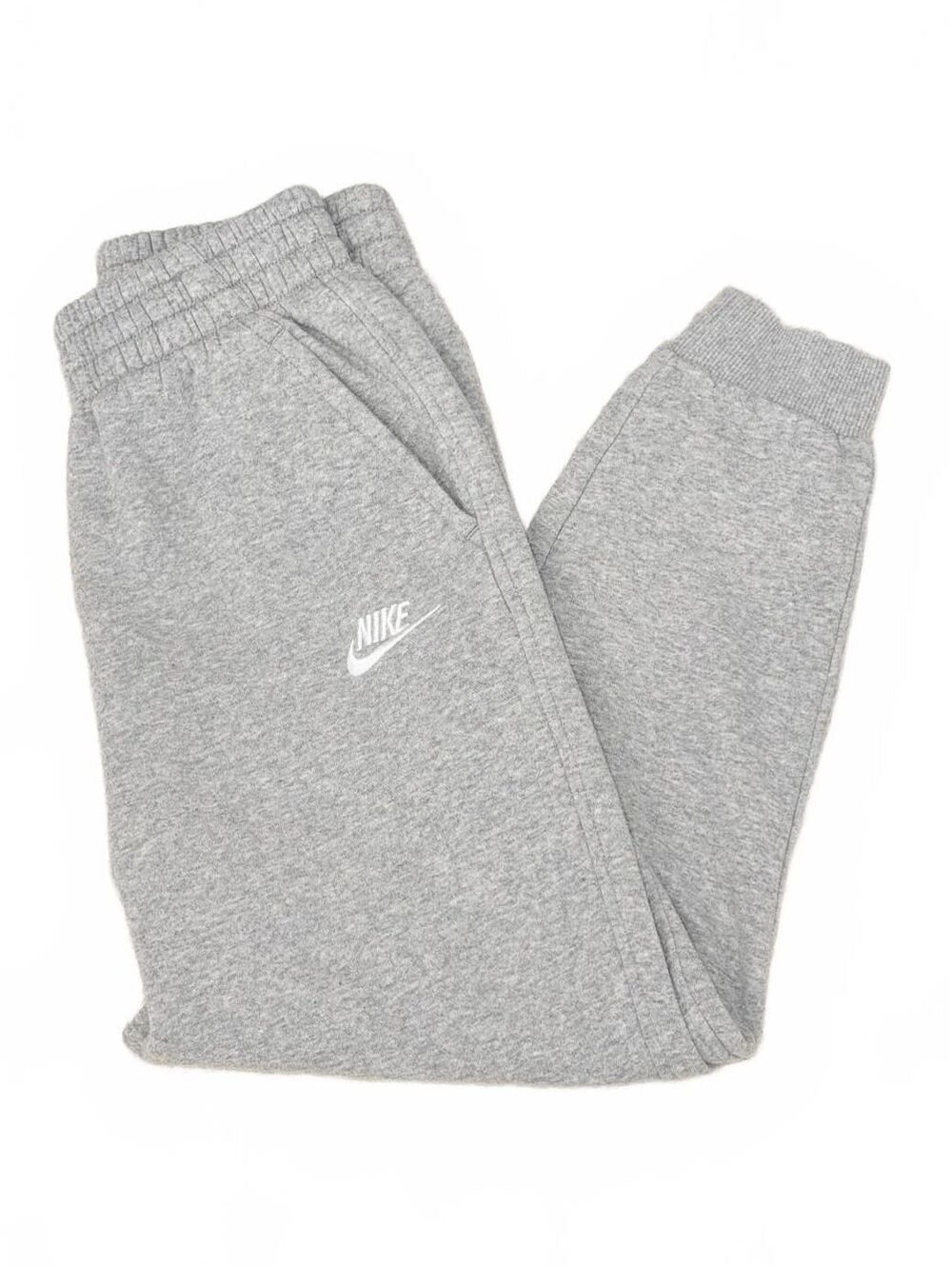 Nike Club Fleece Girls Joggers Grey Youth Medium M 10-12 Sweatpants Sportswear